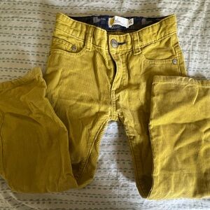 Boden Yellow Corduroy Kids Jeans